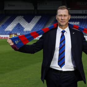 Duncan Ferguson  is unveiled as the new manager of Inverness Caledonian Thistle at the Caledonian Stadium. (Photo by Mark Scates / SNS Group)