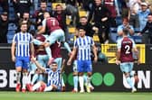 Shane Duffy, left, reacts as Burnley score through James Tarkowski. Picture: SNS