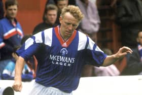 Rangers' Oleg Kuznetsov in action during a match against Hamilton in 1992.