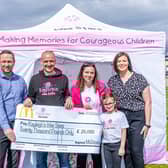 Craig MacLean and Mel Harrison from McDonald’s with Jonathan and Anna Cordiner and daughter Emma. (Pic:Stuart Ross Media).