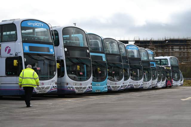 Aberdeen-headquartered FirstGroup operates one of the biggest bus fleets in the UK. Picture: John Devlin