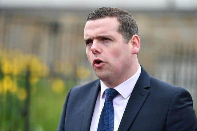 Scottish Conservative leader Douglas Ross