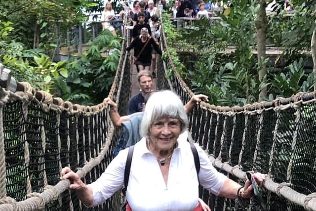 World travel was one of Esther Crawford's many and varied interests