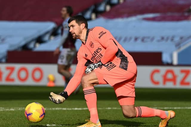 Celtic are interested in Mat Ryan, who spent last season on loan at Arsenal. Picture: Getty