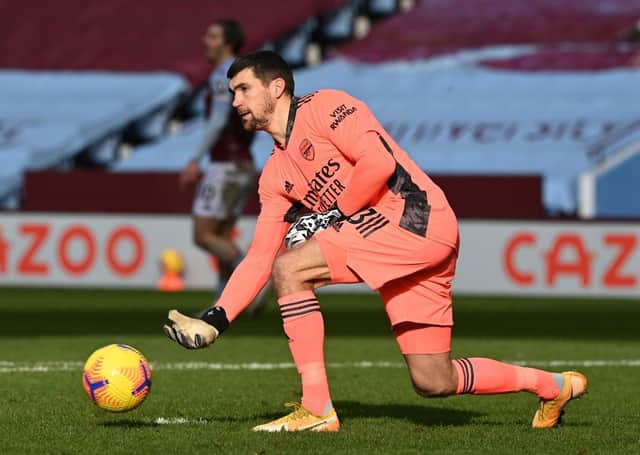 Celtic are interested in Mat Ryan, who spent last season on loan at Arsenal. Picture: Getty