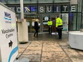 Mass vaccination centre open in EICC from today picture: Andy O'Brian