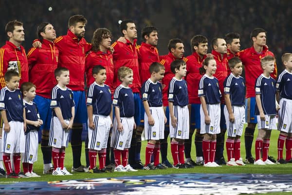 The Spain side who will face Scotland are from the star-studded team who last played at Hampden Park. Picture: SNS