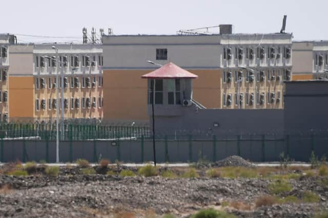 This is believed to be a re-education camp, north of Kashgar in China's northwestern Xinjiang region, where mostly Muslim ethnic minorities are detained (Picture: Greg Baker/AFP via Getty Images)