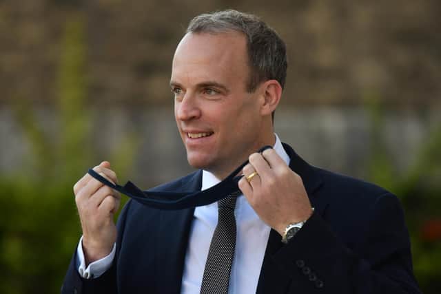 Foreign Secretary Dominic Raab refused to condemn Donald Trump's comments that the election was a "fraud".