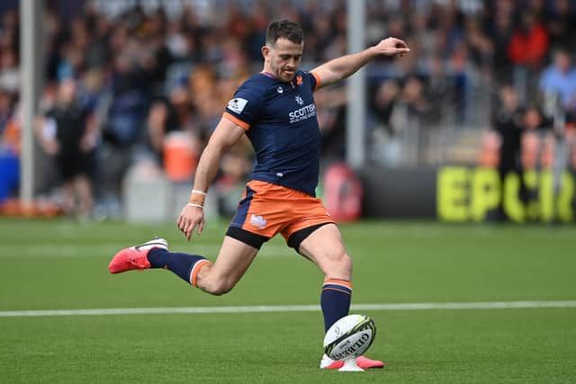 Emiliano Boffelli is expected to return for Edinburgh to face Saracens. (Photo by Stu Forster/Getty Images)