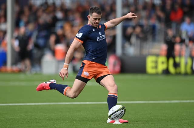 Emiliano Boffelli is expected to return for Edinburgh to face Saracens. (Photo by Stu Forster/Getty Images)