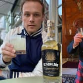 Outlander Season 6 star Sam Heughan with his whisky brand The Sassenach (Sam Heughan social media)