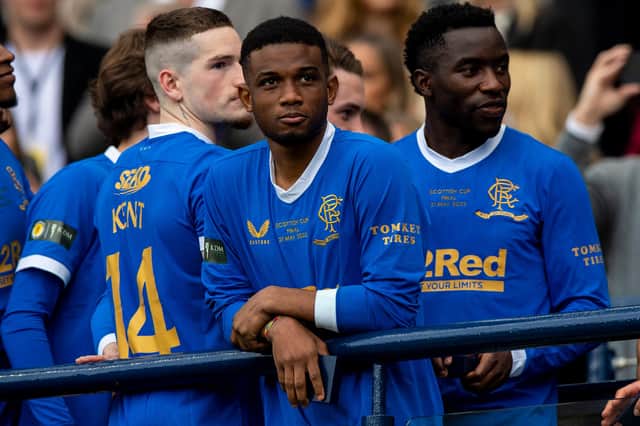 Amad Diallo won the Scottish Cup with Rangers.  (Photo by Sammy Turner / SNS Group)