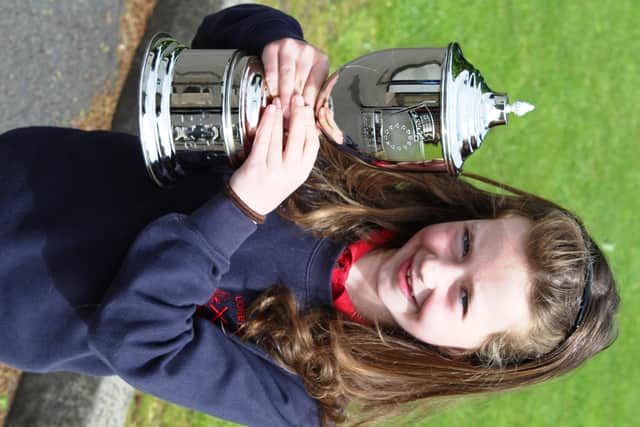 Grace Crawford has been claiming trophies since she was eight and attended Loretto School in Musselburgh. Picture: Loretto School
