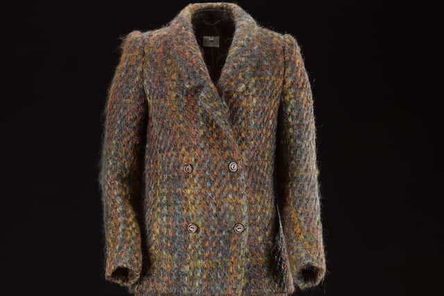 A Bernat Klein-designed wool and mohair tweed suit. Picture: National Museums Scotland