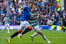 Rangers' James Tavernier and Celtic's Daizen Maeda will do battle once again.