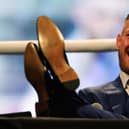 Conor McGregor has revealed a "conversation" about buying a stake in Celtic. Picture: Getty