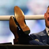 Conor McGregor has revealed a "conversation" about buying a stake in Celtic. Picture: Getty