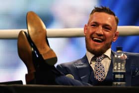 Conor McGregor has revealed a "conversation" about buying a stake in Celtic. Picture: Getty