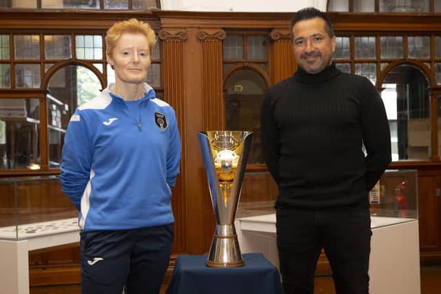Glasgow City head coach Eileen Gleeson and her Celtic counterpart Fran Alonso will do battle for the Biffa Scottish Women's Cup final at Tynecastle.