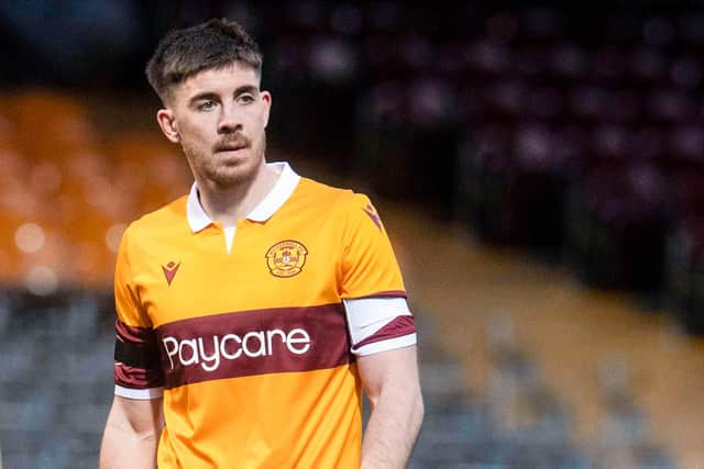Motherwell defender Declan Gallagher will join Aberdeen when his contract expires. Picture: SNS