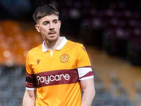 Motherwell defender Declan Gallagher will join Aberdeen when his contract expires. Picture: SNS
