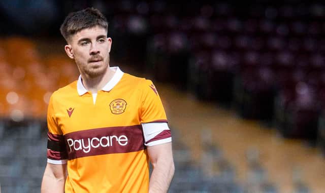 Motherwell defender Declan Gallagher will join Aberdeen when his contract expires. Picture: SNS
