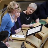 Circular Economy Minister Lorna Slater delivers a statement to the Scottish Parliament on the deposit return scheme this week (Picture Jeff J Mitchell/Getty Images)