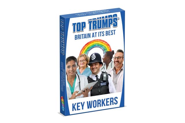 Key workers are celebrated on a new edition of the Top Trumps game.