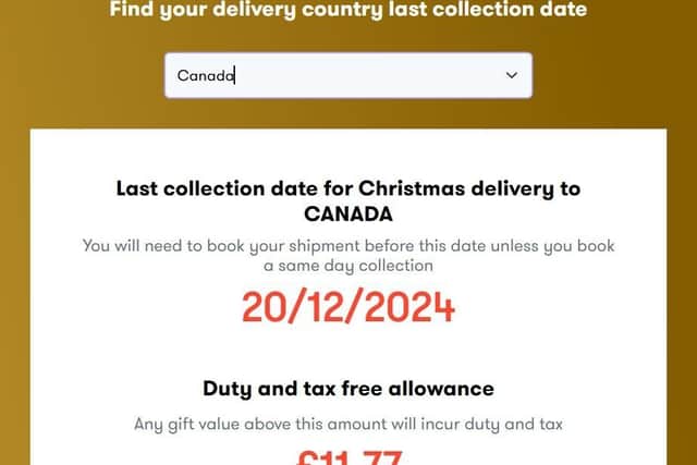 Parcelhero's Christmas tool reveals the final order dates for 50 of Scotland's favourite retailers.