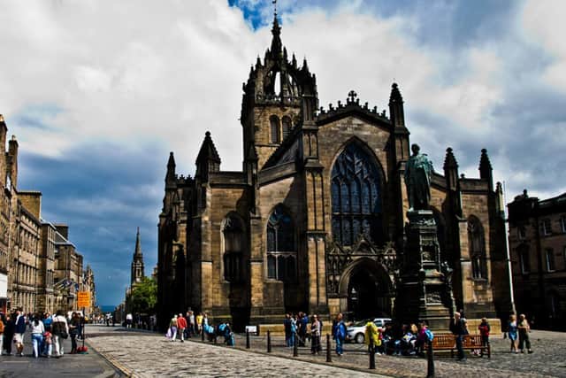St Giles’ Cathedral in Edinburgh.