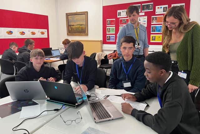 Around 40 pupils from Fraserburgh Academy spent two days learning how to design and plan their own renewable projects