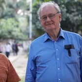 Tim Eden on a visit to Bangladesh with World Child Cancer