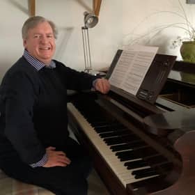 Daniel Nicholls, the music teacher who taught the Princess of Wales and her family to play piano,  who has composed a song to celebrate the King's coronation. Daniel, 58, who lives near the Middleton family home in Bucklebury, Berkshire, says he wants the whole nation to learn and sing "Defender of us All" by the time of the ceremony on May 6.Photo: Sandra Nicholls/PA Wire