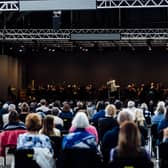 Dalia Stasevska conducts th BBC Symphony Orchestra at Edinburgh Academy