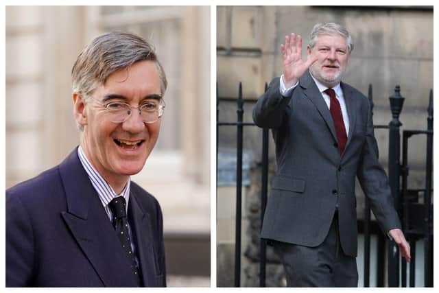 Jacob Rees-Mogg and Angus Robertson