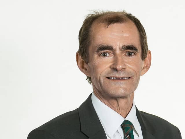 Councillor Willie Innes, who passed away on Sunday.