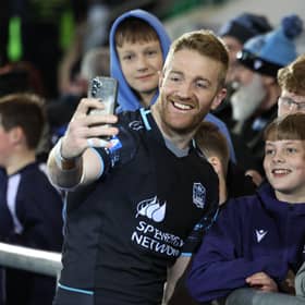 Glasgow Warriors captain Kyle Steyn has recovered from a knee infection and will lead the side against the Stormers in the BKT URC quarter-final. (Photo by Ross MacDonald / SNS Group)