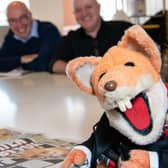 Basil Brush Guest edits the Edinburgh Evening News