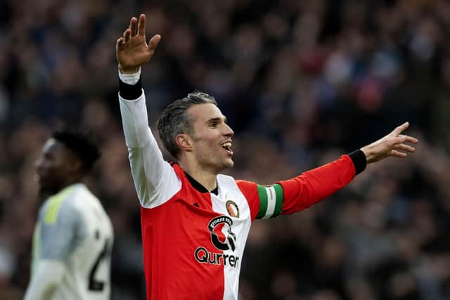 Robin van Persie became one of Vente's idols at Feyenoord.