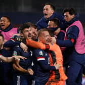 Scotland will look to channel the feeling of qualifying for next year's Euros as they target Nations League victory and a World Cup play off spot. (Pic: Getty Images)