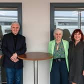 Members of the Tricapital Angels team: Susan Arnold (membership services manager), Moray Martin (CEO), Kath Kinder (chief investment officer) and Lynne Cadehead (COO).