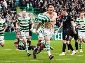 Oh Hyeon-gyu scored Celtic's crucial second goal against Hibs.