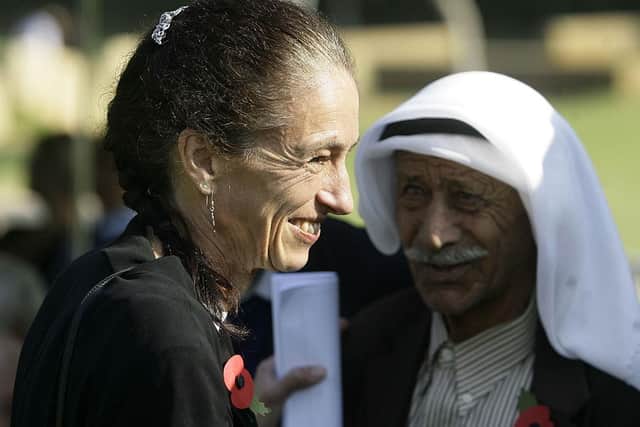 Frances Guy, who served as Britain's ambassador to Yemen and Lebanon, said the strikes would strengthen the 'credibility' of the Houthis among Yemenis. Picture: Joseph Eid/AFP/Getty