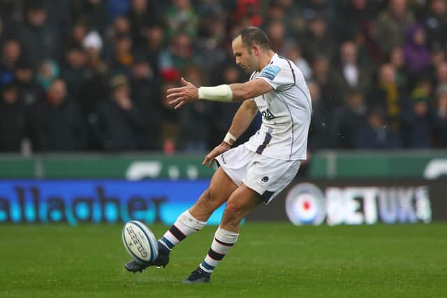 Jono Lance in action for Worcester Warriors.