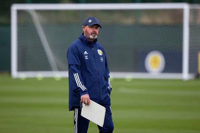 Steve Clarke has named his Scotland squad for the upcoming double header against Moldova and Denmark. (Photo by Craig Williamson / SNS Group)