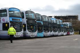 Aberdeen-headquartered FirstGroup operates one of the biggest bus fleets in the UK and now has a new chief executive. Picture: John Devlin