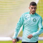 New Celtic winger: Liel Abada insists he will be on the ball if Ange Postecoglou  turns to him for Tuesday's Champions League qualifier. (Photo by Ross MacDonald / SNS Group)