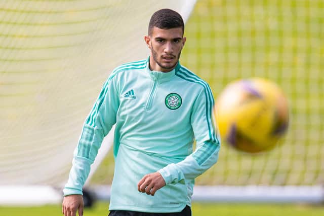 New Celtic winger: Liel Abada insists he will be on the ball if Ange Postecoglou  turns to him for Tuesday's Champions League qualifier. (Photo by Ross MacDonald / SNS Group)