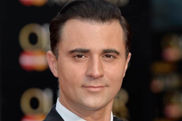 Darius Danesh, pictured at the Olivier Awards in 2016